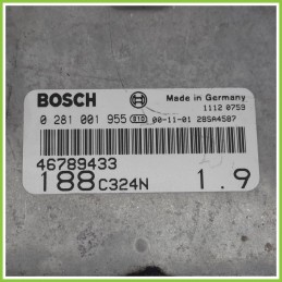 Centralina Motore Iniezione ECU BOSCH 0281001955 FIAT PUNTO 1N/1P 1.9 JTD 46789433 1999 2005