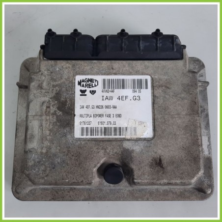 Centralina Motore Iniezione ECU MAGNETI MARELLI IAW4EF.G3 FIAT MULTIPLA 1F 1.6 16V 51761337 2004 2012