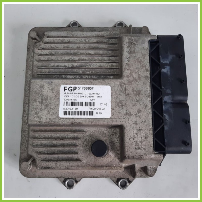 Centralina Motore Iniezione ECU MAGNETI MARELLI MJD6JF.M4 FIAT IDEA 4D/2S 1.3 16V 51768657 2003 2012