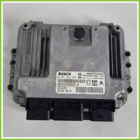 Centralina Motore Iniezione ECU BOSCH 0281012529 PEUGEOT 207 1.4 9663475880 2006 2009