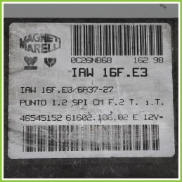 Centralina Motore Iniezione ECU MAGNETI MARELLI IAW16F.E3 FIAT PUNTO 1a Serie 46545152 1993 1999