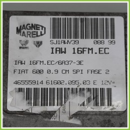 Centralina Motore Iniezione ECU MAGNETI MARELLI IAW16FM.EC FIAT SEICENTO 1E 46555914 1998 2005