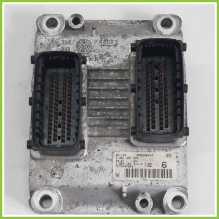 Centralina Motore Iniezione ECU BOSCH 0261207902 FIAT PUNTO 1N/1P 1.2 16V 55180312 1999 2005