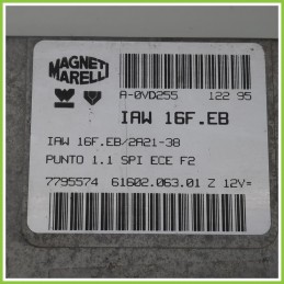 Centralina Motore Iniezione ECU MAGNETI MARELLI IAW16F.EB FIAT PUNTO 1a Serie 7795574 1993 1999