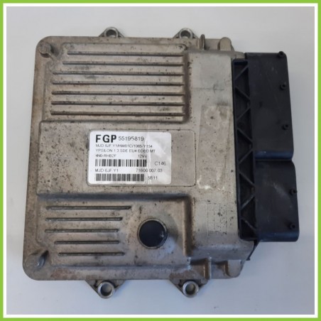 Centralina Motore Iniezione ECU MAGNETI MARELLI MJD6JF.Y1 LANCIA YPSILON TE 1.3 16V 55195819 2003 2006