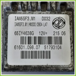 Centralina Motore Iniezione ECU MAGNETI MARELLI IAW5SF3.M1 FIAT GRANDE PUNTO 2Y 1.2 51793104 2005 2008