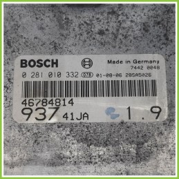 Centralina Motore Iniezione ECU BOSCH 0281010332 ALFA ROMEO 147 W8 1.9 JTD 46784814 2000 2006