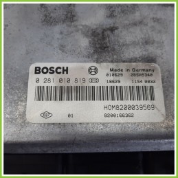 Centralina Motore Iniezione ECU BOSCH 0281010819 RENAULT MEGANE 1a Serie 1.9 dCi 8500039569 1999 2003
