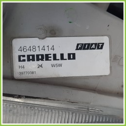 Faro Fanale Proiettore Anteriore Sinistro SX CARELLO 39770381 FIAT PUNTO 1a Serie 46481414 Usato