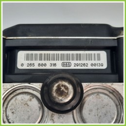 Centralina ABS Modulo Pompa BOSCH 0265800316 0265231333 RENAULT CLIO 2a Serie Originale Usato