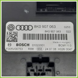 Body Computer Centralina Modulo BCM BSI BOSCH 01022001 AUDI A4 8K 2.0 TDI 8K0907063 2007 2013