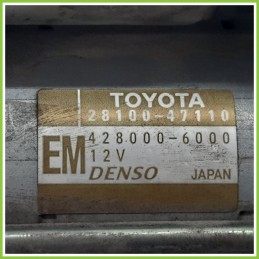 Motorino Avviamento DENSO 428000-6000 TOYOTA URBAN CRUISER 28100-47110