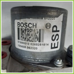Centralina ABS Modulo Pompa BOSCH 0265951709 0265251814 FIAT GRANDE PUNTO 4C Originale Usato