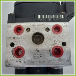 Centralina ABS Modulo Pompa BOSCH 0265202461 A0044310912 MERCEDES-BENZ Classe A W168 Originale Usato