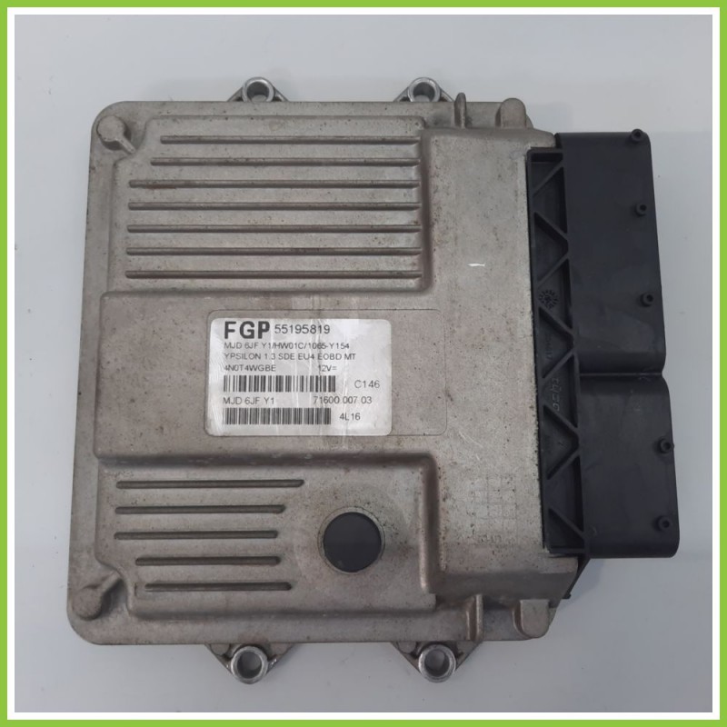 Centralina Motore Iniezione ECU MAGNETI MARELLI MJD6JF.Y1 LANCIA YPSILON TE 1.3 16V 55195819 2003 2006