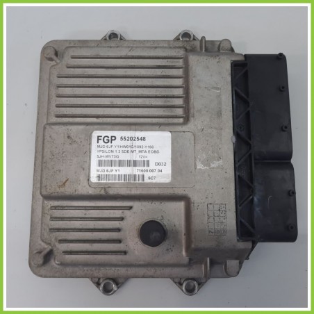Centralina Motore Iniezione ECU MAGNETI MARELLI MJD6JF.Y1 LANCIA YPSILON TE 1.3 16V 55202548 2003 2006