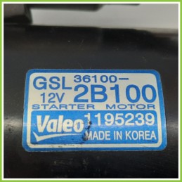 Motorino Avviamento VALEO 1195239 KIA SOUL 36100-2B100