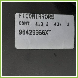 Specchio Specchietto Retrovisore Sinistro SX GOFFRATO PEUGEOT 206 1998 2009 FICOSA FICOMIRRORS Originale Usato