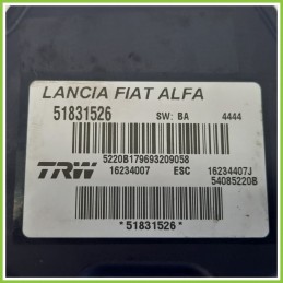 Centralina ABS Modulo Pompa TRW 13234007 51831526 ALFA ROMEO 159 X3/X9 Originale Usato