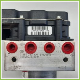 Centralina ABS Modulo Pompa BOSCH 0265950973 0265230306 FIAT GRANDE PUNTO 4C Originale Usato