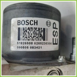 Centralina ABS Modulo Pompa BOSCH 0265950973 0265230306 FIAT GRANDE PUNTO 4C Originale Usato