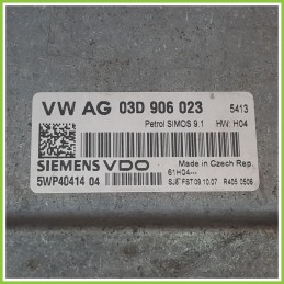 Centralina Motore Iniezione ECU SIEMENS 5WP4041404 SEAT IBIZA 6L 1.2 3D0906023 2001 2009
