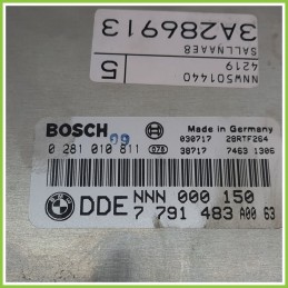 Centralina Motore Iniezione ECU BOSCH 0281010811 LAND ROVER FREELANDER 2.0 DDE7791483 2002 2006