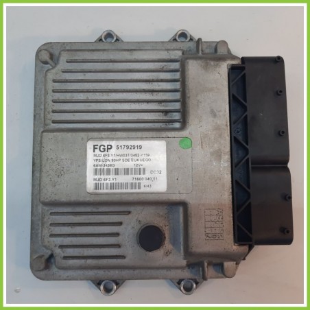 Centralina Motore Iniezione ECU MAGNETI MARELLI MJD6F3.Y1 LANCIA YPSILON TE 1.3 MJT 51792919 2006 2008