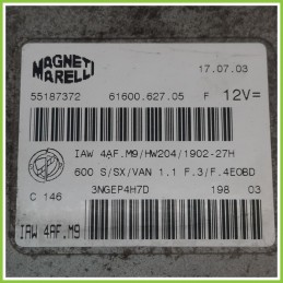 Centralina Motore Iniezione ECU MAGNETI MARELLI IAW4AF.M9 FIAT SEICENTO 1E 1.1 55187382 1998 2005