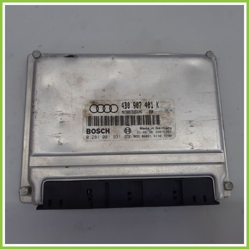 Centralina Motore Iniezione ECU BOSCH 0281001931 AUDI A6 4B 2.5 TDI 4B0907401K 1997 2001