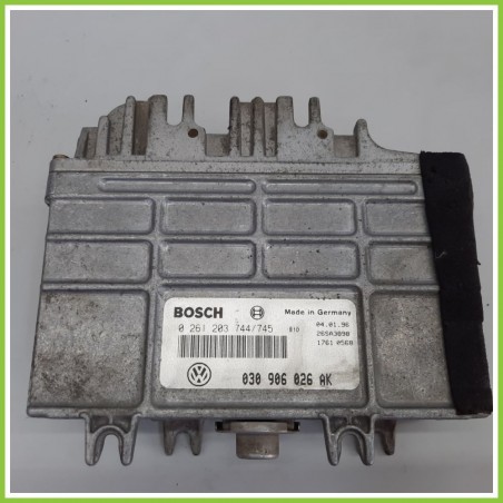 Centralina Motore Iniezione ECU BOSCH 0261203744 VOLKSWAGEN POLO 3a Serie 1.0 030906026AK 1994 2001