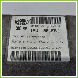 Centralina Motore Iniezione ECU MAGNETI MARELLI IAW16F.EB FIAT PUNTO 1a Serie 46545150 1993 1999