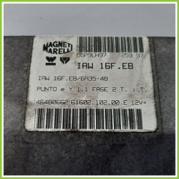 Centralina Motore Iniezione ECU MAGNETI MARELLI IAW16F.EB FIAT PUNTO 1a Serie 46480662 1993 1999