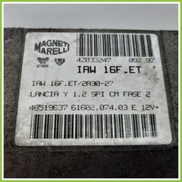 Centralina Motore Iniezione ECU MAGNETI MARELLI IAW16F.ET LANCIA Y 1.2 8V 46519637 1996 2000