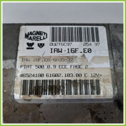 Centralina Motore Iniezione ECU MAGNETI MARELLI IAW16F.E0 FIAT CINQUECENTO NM 4654180 1992 1999