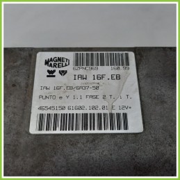 Centralina Motore Iniezione ECU MAGNETI MARELLI IAW16F.EB FIAT PUNTO 1a Serie 46545150 1993 1999