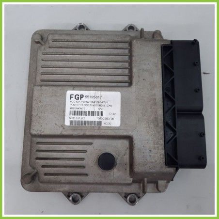 Centralina Motore Iniezione ECU MAGNETI MARELLI MDJ6JF.P3 FIAT PUNTO 2U 1.3 16V MJT 55195617 2003 2007