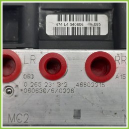 Centralina ABS Modulo Pompa BOSCH 0265800306 0265231312 FIAT PANDA 2Q Originale Usato
