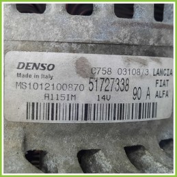 Alternatore DENSO MS1012100870 FIAT BRAVO 3L 51727338