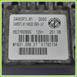 Centralina Motore Iniezione ECU MAGNETI MARELLI IAWSF3.M1 FIAT GRANDE PUNTO 2Y 1.2 51793104 2005 2008