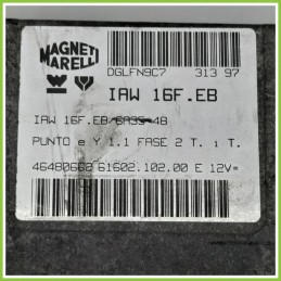 Centralina Motore Iniezione ECU MAGNETI MARELLI IAW16F.EB FIAT PUNTO 1a Serie 46480662 1993 1999