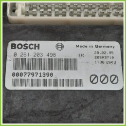 Centralina Motore Iniezione ECU BOSCH 0261203498 LANCIA Y 10 Autobianch 77971390 1992 1996