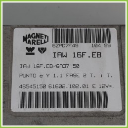 Centralina Motore Iniezione ECU MAGNETI MARELLI IAW16F.EB FIAT PUNTO 1a Serie 46545150 1993 1999