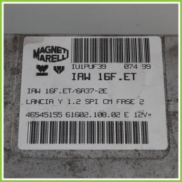 Centralina Motore Iniezione ECU MAGNETI MARELLI IAW16F.ET LANCIA Y 1.2 46545155 1996 2000