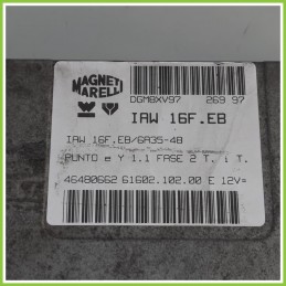 Centralina Motore Iniezione ECU MAGNETI MARELLI IAW16F.EB FIAT PUNTO 1a Serie 46480662 1993 1999