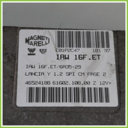 Centralina Motore Iniezione ECU MAGNETI MARELLI IAW16F.ET LANCIA Y 1.2 46524188 1996 2000