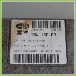Centralina Motore Iniezione ECU MAGNETI MARELLI IAW16F.EB FIAT PUNTO 1a Serie 46545150 1993 1999