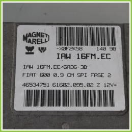 Centralina Motore Iniezione ECU MAGNETI MARELLI IAW16FM.EC FIAT SEICENTO 1E 46534751 1998 2005