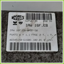 Centralina Motore Iniezione ECU MAGNETI MARELLI IAW16F.EB FIAT PUNTO 1a Serie 46545150 1993 1999