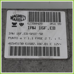 Centralina Motore Iniezione ECU MAGNETI MARELLI IAW16F.EB FIAT PUNTO 1a Serie 46545150 1993 1999